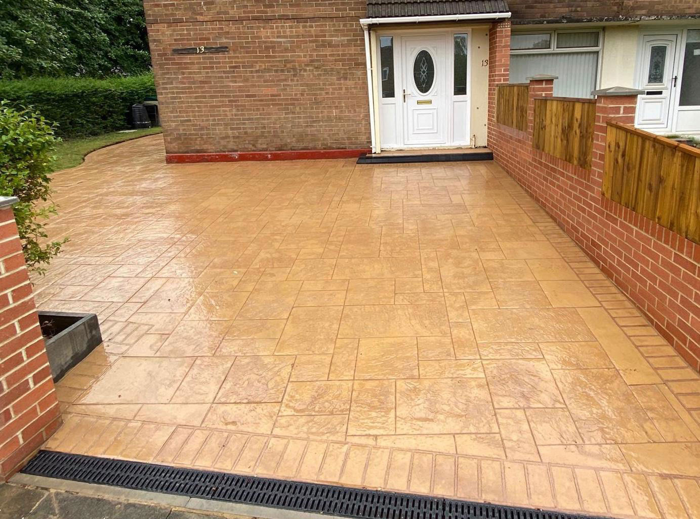 patterned concrete darlington